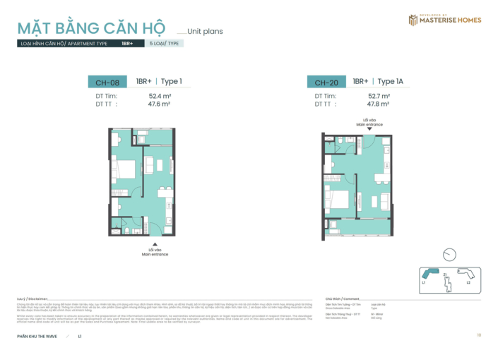 Căn hộ 1 phòng ngủ + Tòa L1 Masteri Grand Coast can-1pn+-toa-l1-masteri-grand-coast
