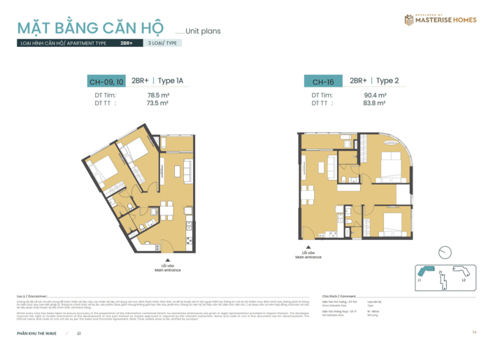 Căn hộ 2 phòng ngủ + Tòa L1 Masteri Grand Coast can-2pn+-toa-l1-masteri-grand-coast