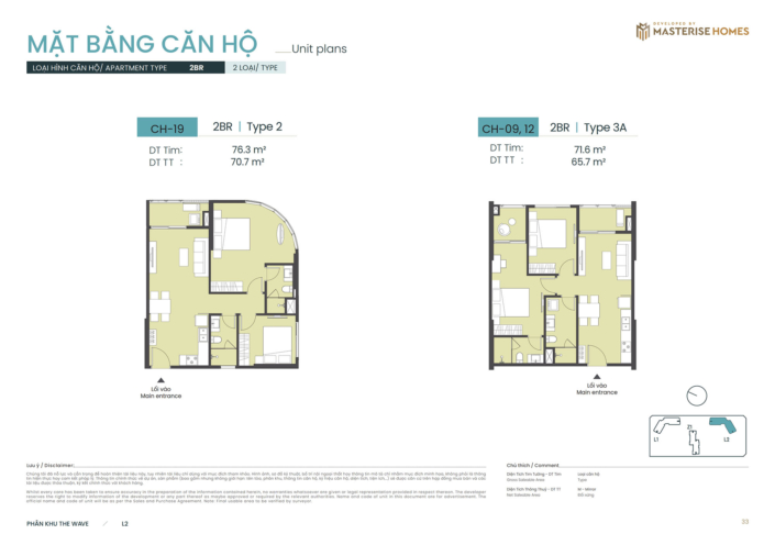 Căn hộ 2 phòng ngủ Tòa L2 Masteri Grand Coast can-2pn-toa-l2-masteri-grand-coast