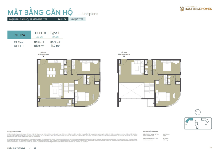 Căn hộ Duplex mẫu 1 Tòa L1 Masteri Grand Coast can-duplex-toa-l1-masteri-grand-coast-1