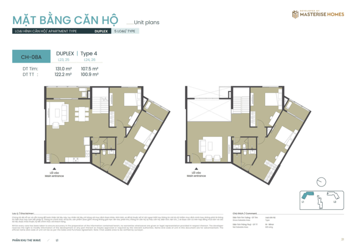 Căn hộ Duplex mẫu 4 Tòa L1 Masteri Grand Coast can-duplex-toa-l1-masteri-grand-coast-4